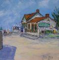 Café de la Plage ( Sion sur  L'océan ) 40 x 40 