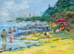 plage de Saint Jean (  Noirmoutier ) 30 x 30 