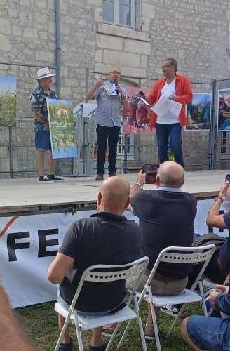 Festival International de Peinture de Magné Juillet 2024 .. Félix Trost Prix Super U.......