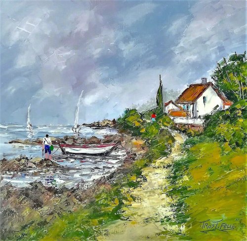 l' Herbaudière  ( Noirmoutier ) 50  x 50 Non Dispo
