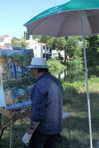 Concours de peinture en plein air au festival de Magné ( Deux Sèvres 23 et 24 juillet 2022 Non dispo