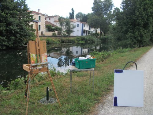 Concours de peinture en plein air au festival de Magné ( Deux Sèvres 23 et 24 juillet 2022 Non dispo