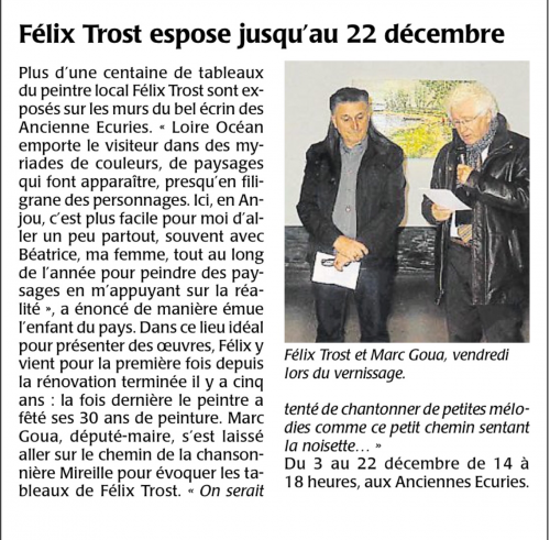 Article de presse le 04 12 2016