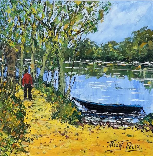 Bord de Loire ( La Dagueniere ) 30 x 30