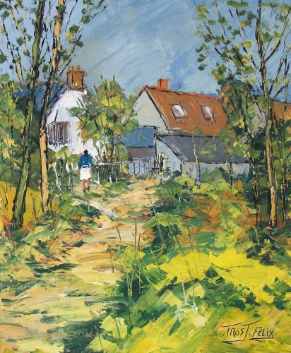 Paysage Sarthois  55 x 46 