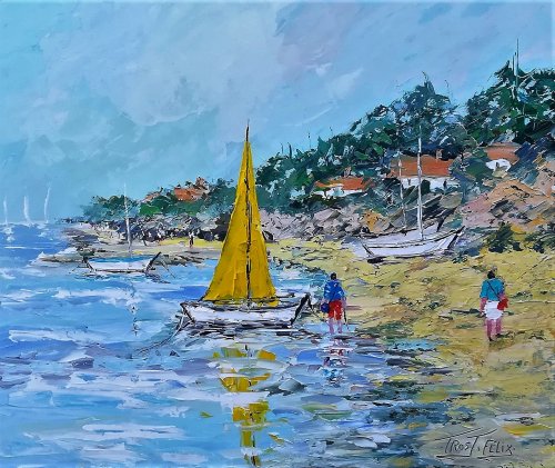 Plage de la Linière ( Noirmoutier ) 65  x 54