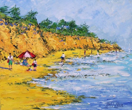 Plage de la Mine d'or ( Pénestin ) 55 x 46