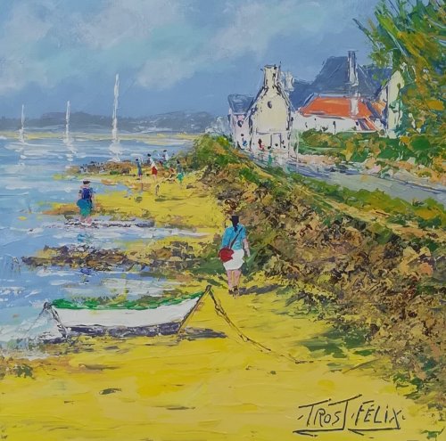 Plage du Castouillet  le Croisic 30 X 30