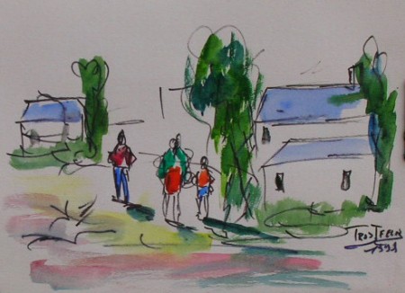 Promeneurs en campagne 1998 