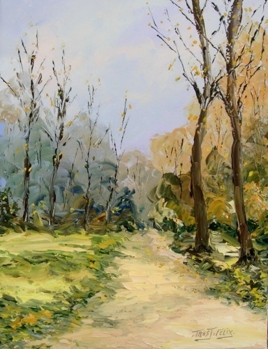 automne en foret ( maine et loire ) 61x46 Non Dispo